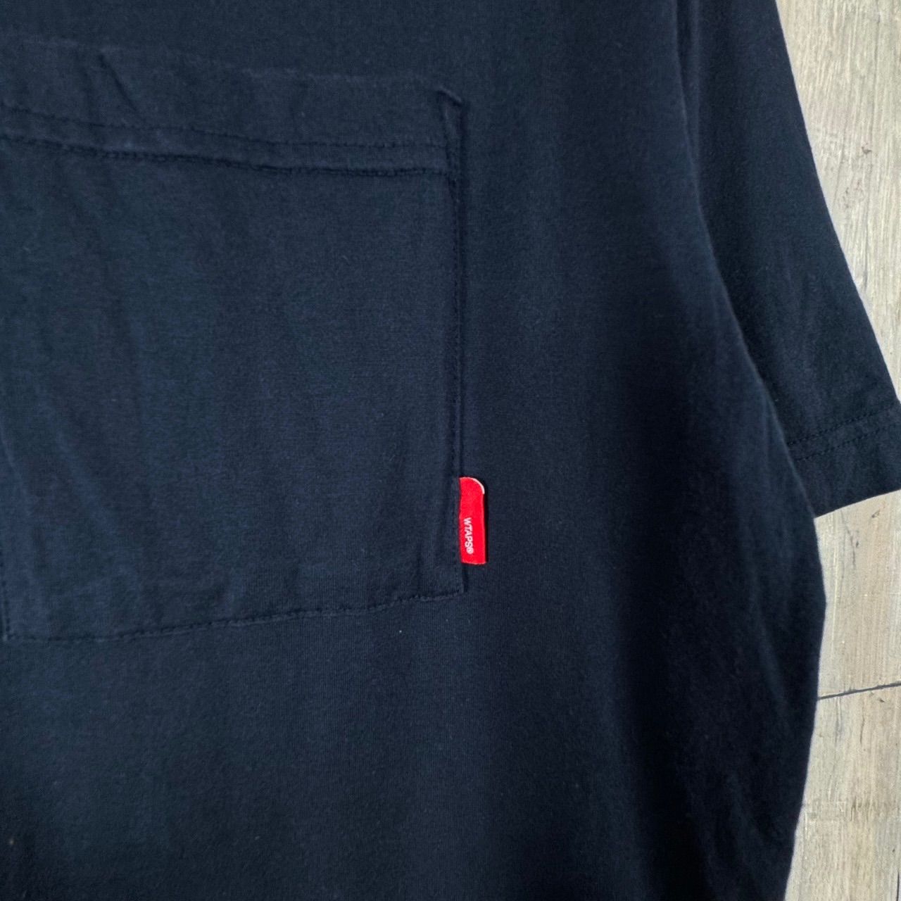WTAPS wtaps ダブルタップス ネイビー 日本製 半袖 ポケット Tシャツ