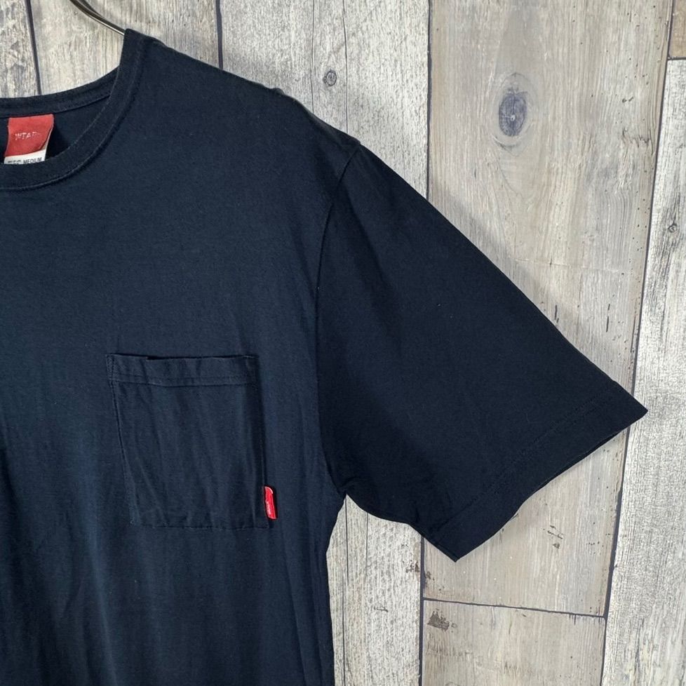 WTAPS wtaps ダブルタップス ネイビー 日本製 半袖 ポケット Tシャツ