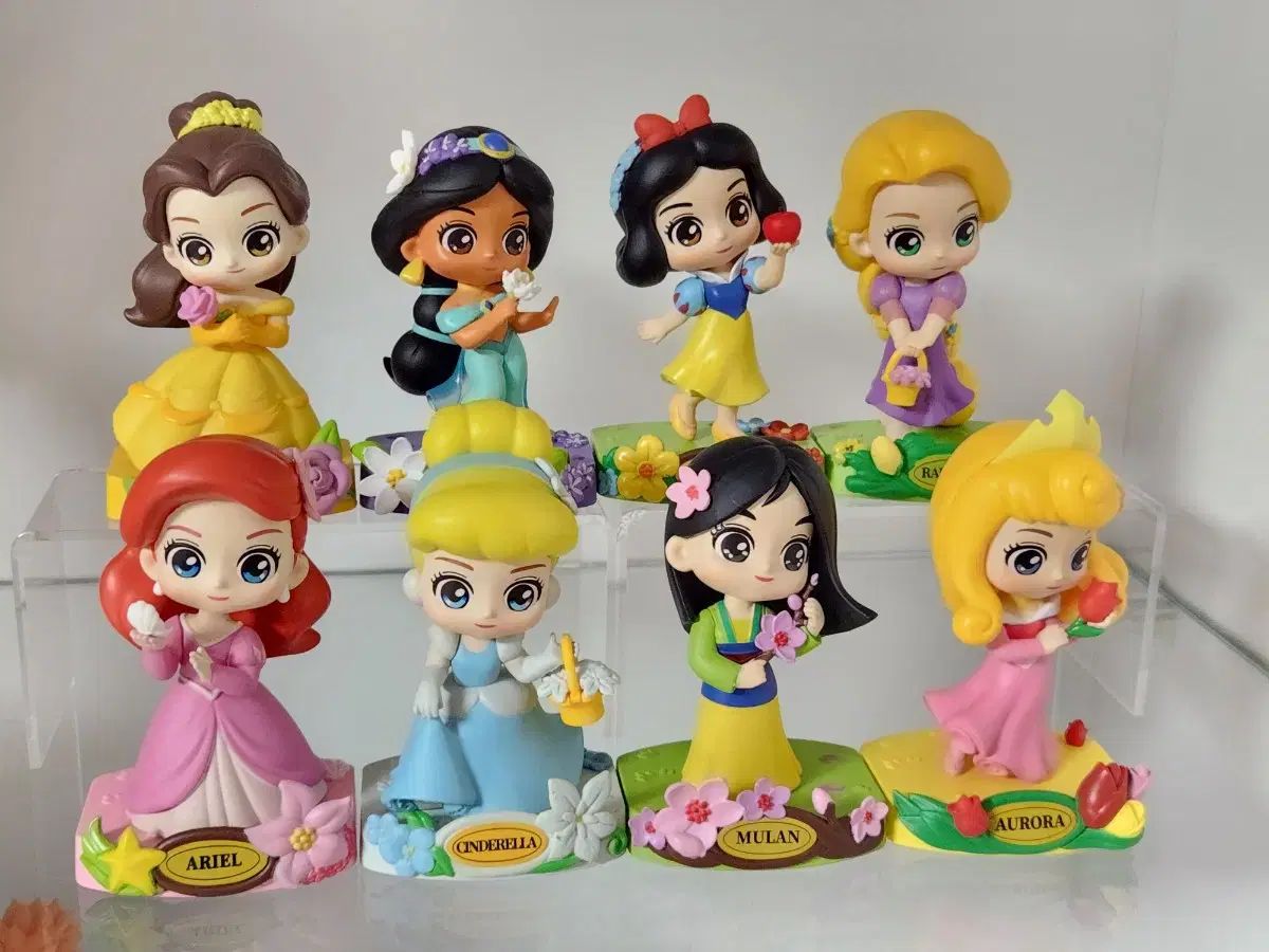 ディズニー プリンセス フィギュア 8種 フルセット 【公式通販】