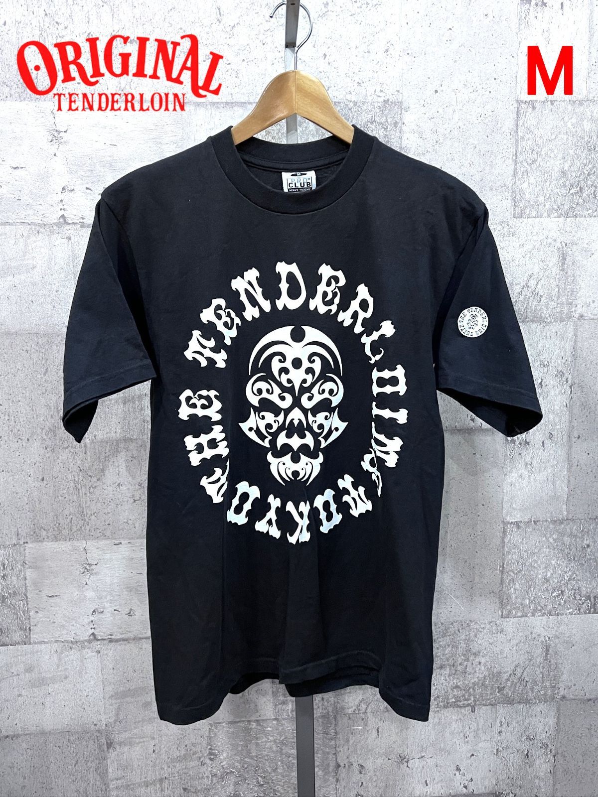 極美品 テンダーロイン ボルネオスカル Tシャツ M ブラック TENDERLOIN