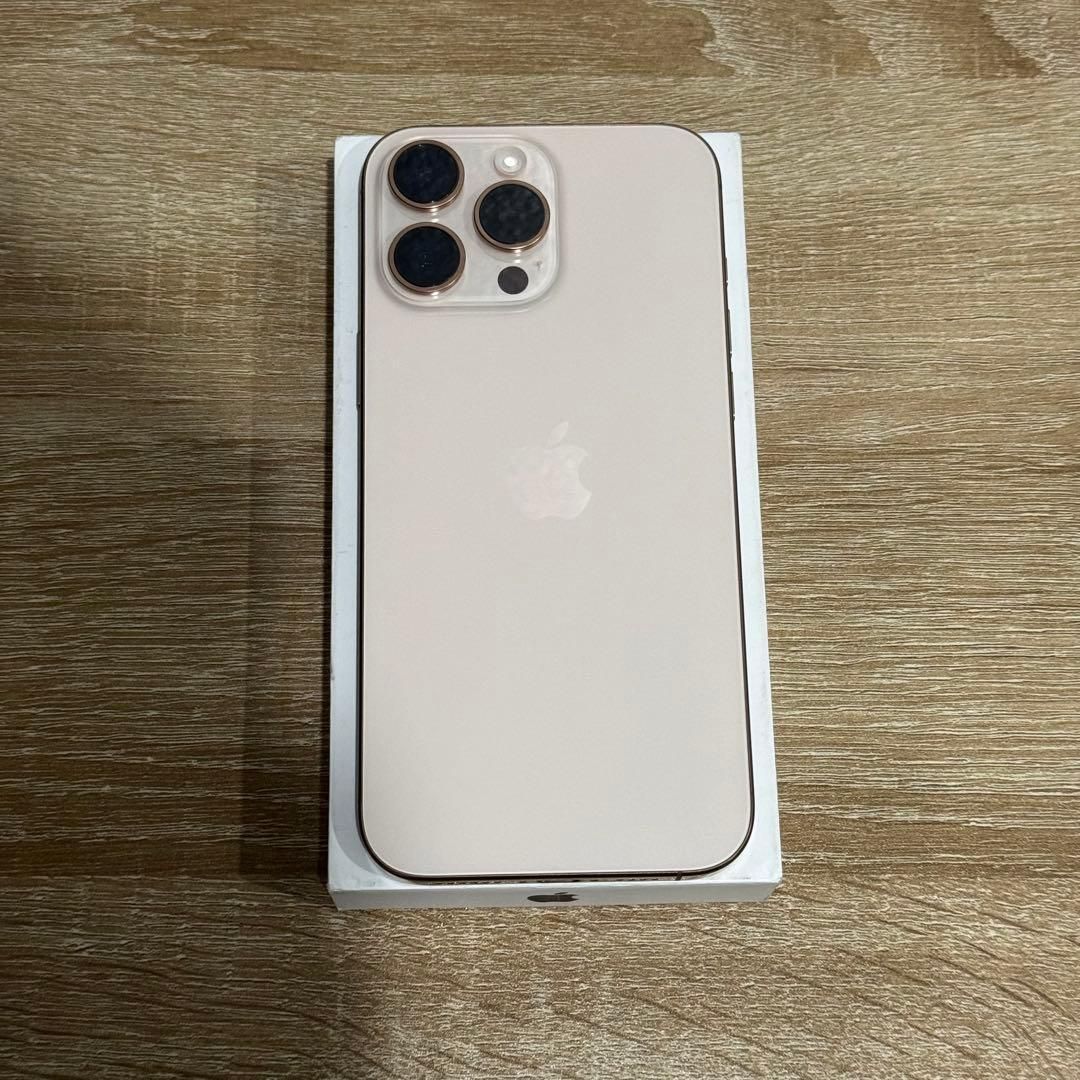 iPhone 16 Pro Max 512GB バッテリー100% SIMフリー ゴールド