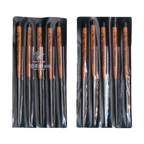 新品 ツボサン 組ヤスリ １０本組 三角 油目 SA010-04