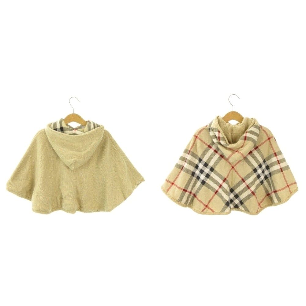 バーバリー BURBERRY リバーシブル ジャケット ポンチョ ケープ