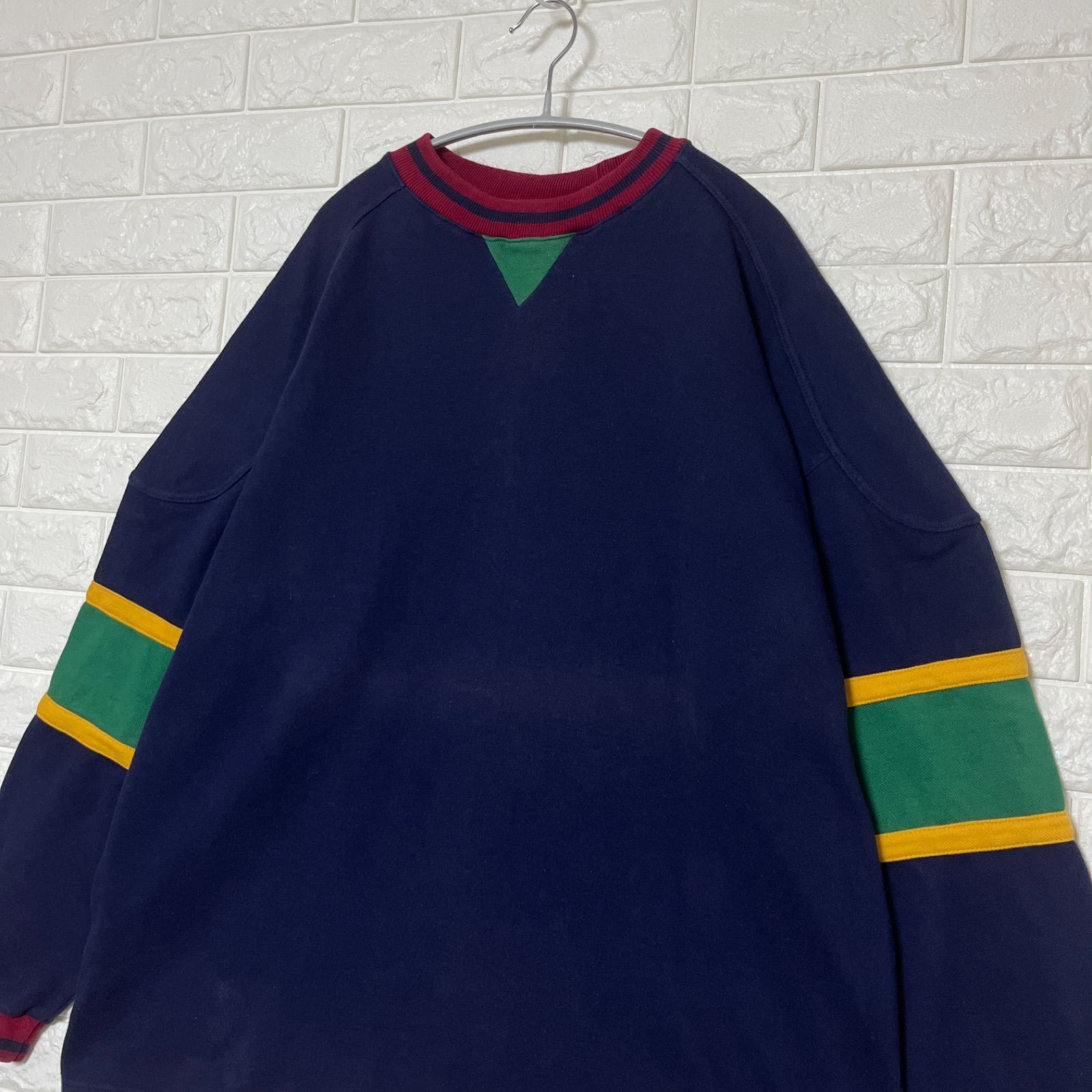 OLD GAP オールドギャップ 前v スウェット トレーナー 鹿の子 カノコ M 