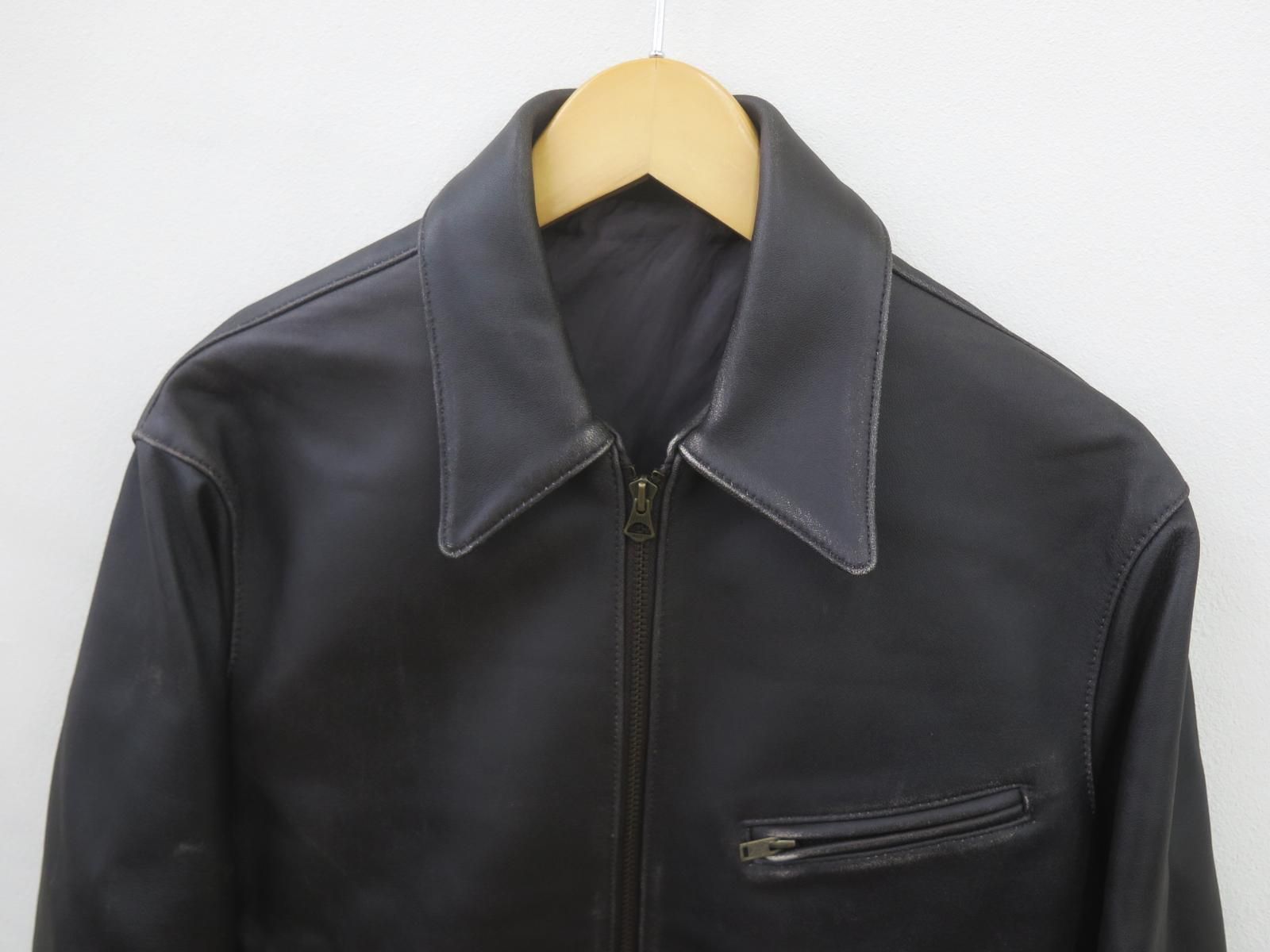 ☆7703☆LIDNM リドム lm25ss02666 25SS VINTAGE WASHED LEATHER ZIP 