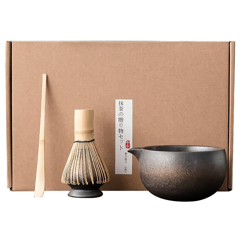 4点セット お点前セット 茶道具セット 抹茶 セット 茶碗 茶筅立 初心者