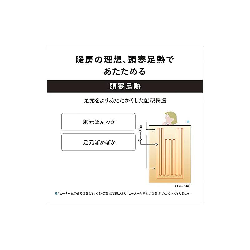 パナソニック 電気かけしき毛布 丸洗い可 200×140cm DB-R40L-D 0