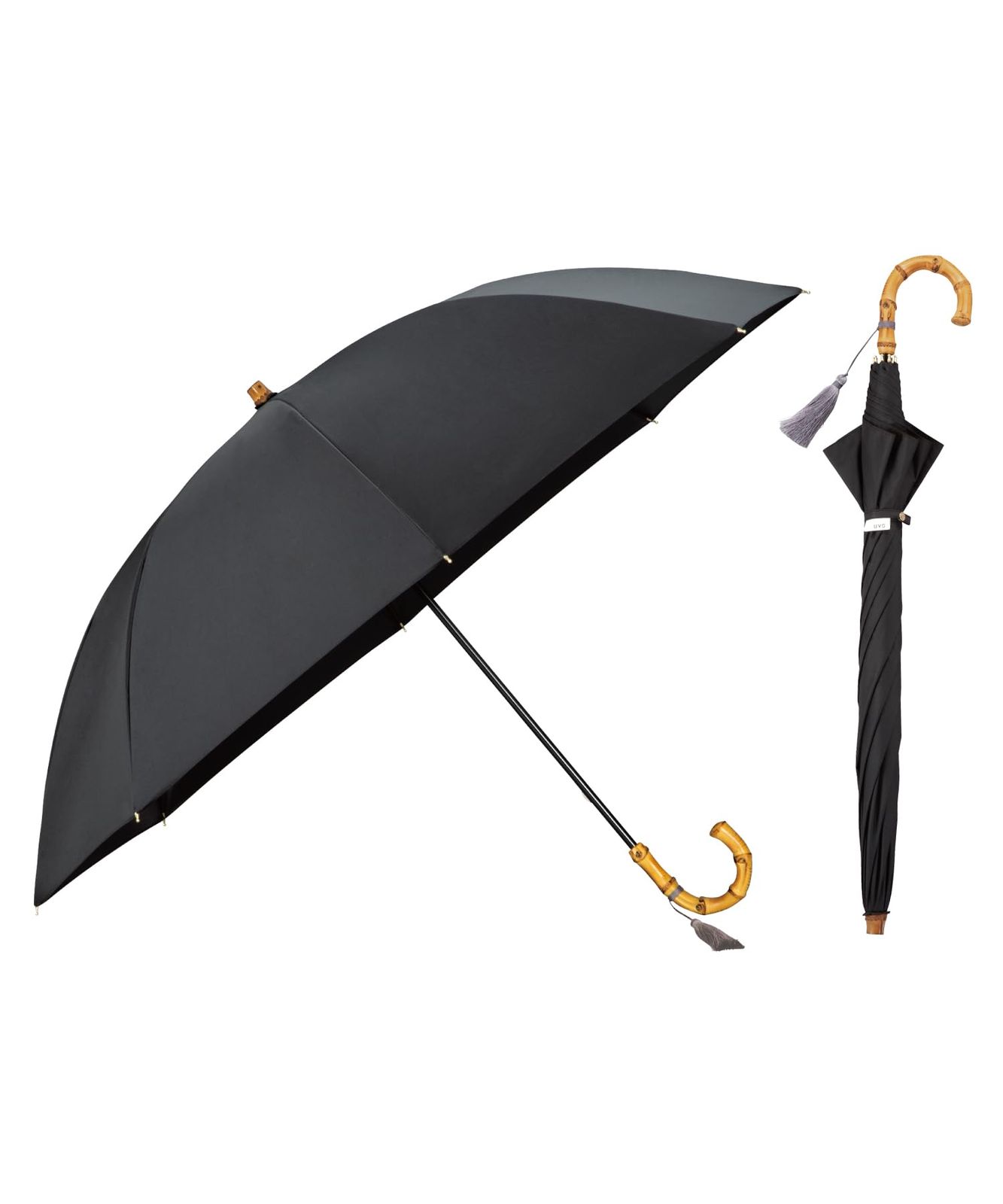 【旧モデル】Wpc. 日傘 UVO(ウーボ) 長傘／60cm レディース 無地タッセル ブラック 親骨：60cm UVO60S-27 0