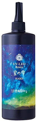 パジコ レジン液 大容量 UV-LEDレジン 星の雫 ハードタイプ 500g 透明 日本製 1