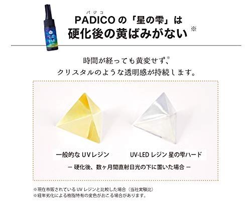 パジコ レジン液 大容量 UV-LEDレジン 星の雫 ハードタイプ 500g 透明 日本製 1