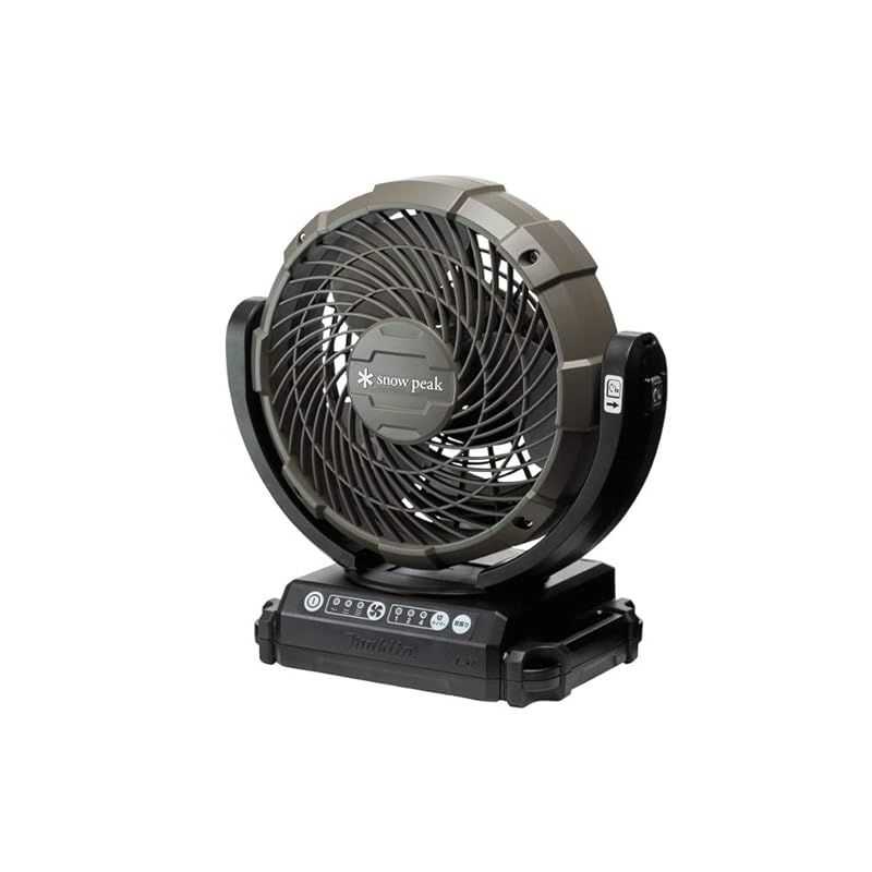スノーピーク(snow peak) ファン マキタ フィールドファン ACアダプタ付／バッテリ充電器別売 扇風機 サーキュレーター 小型 アウトドア キャンプ 0