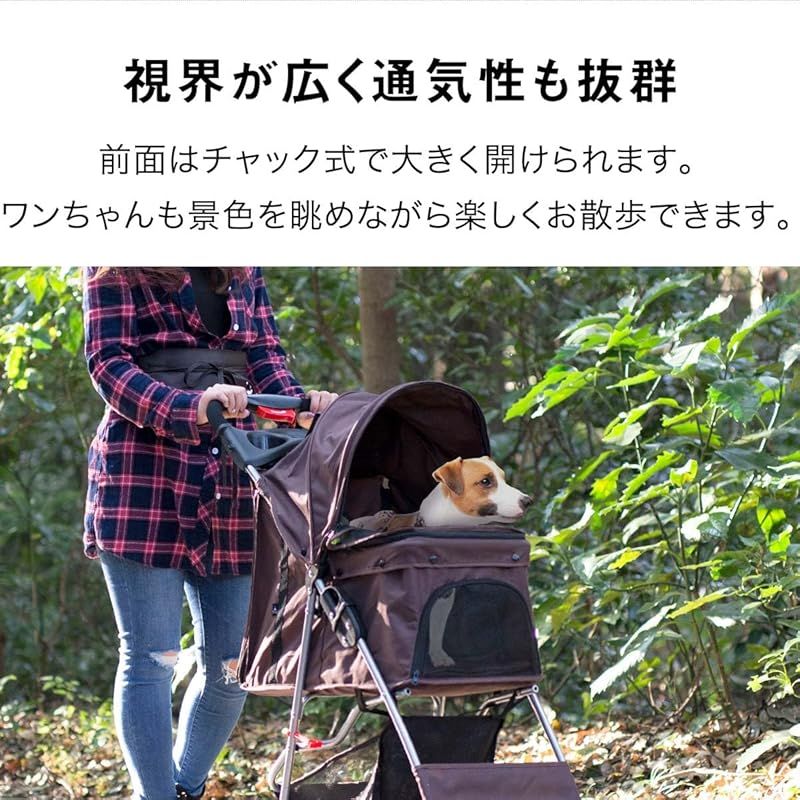 犬用品 ottostyle.jp 折りたたみ ペットカート 軽量 安全装置付 ドッグ