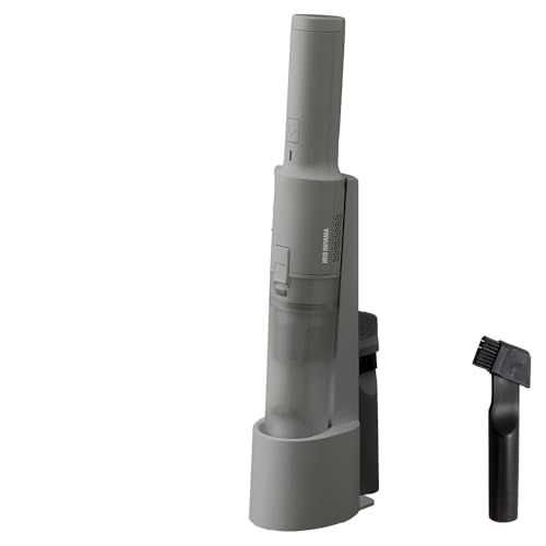 【Amazon.co.jp限定】アイリスオーヤマ 掃除機 コードレス ハンディ ハンディクリーナー 充電スタンド付き 吸引力強化 コンパクト 車用 軽量 500g 静音 AZ-HCD-21 ダークグレー 0
