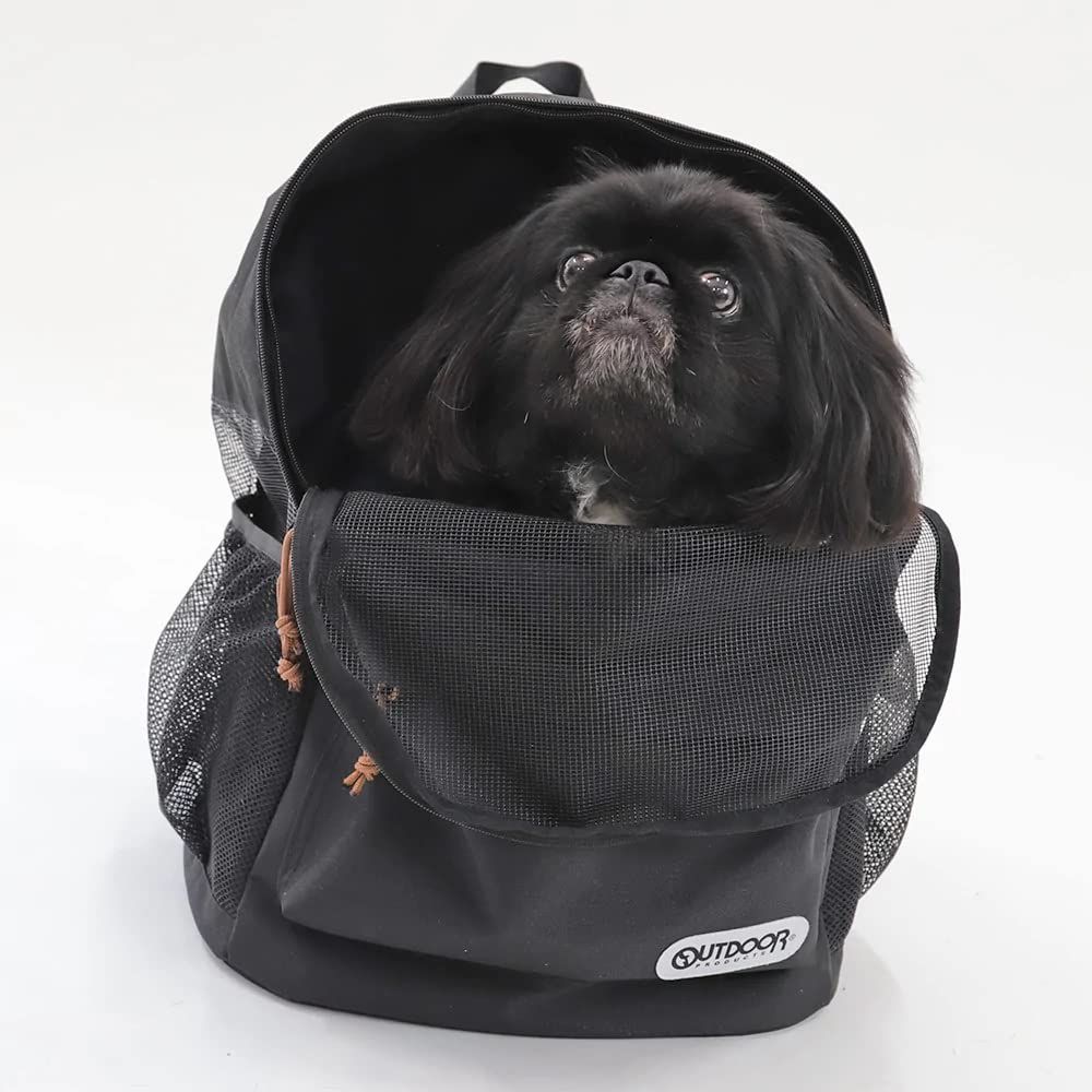 スリーアローズ OUTDOOR PRODUCTS(アウトドアプロダクツ) ペットリュック キャリー ブラック 犬猫 L サイズ 0