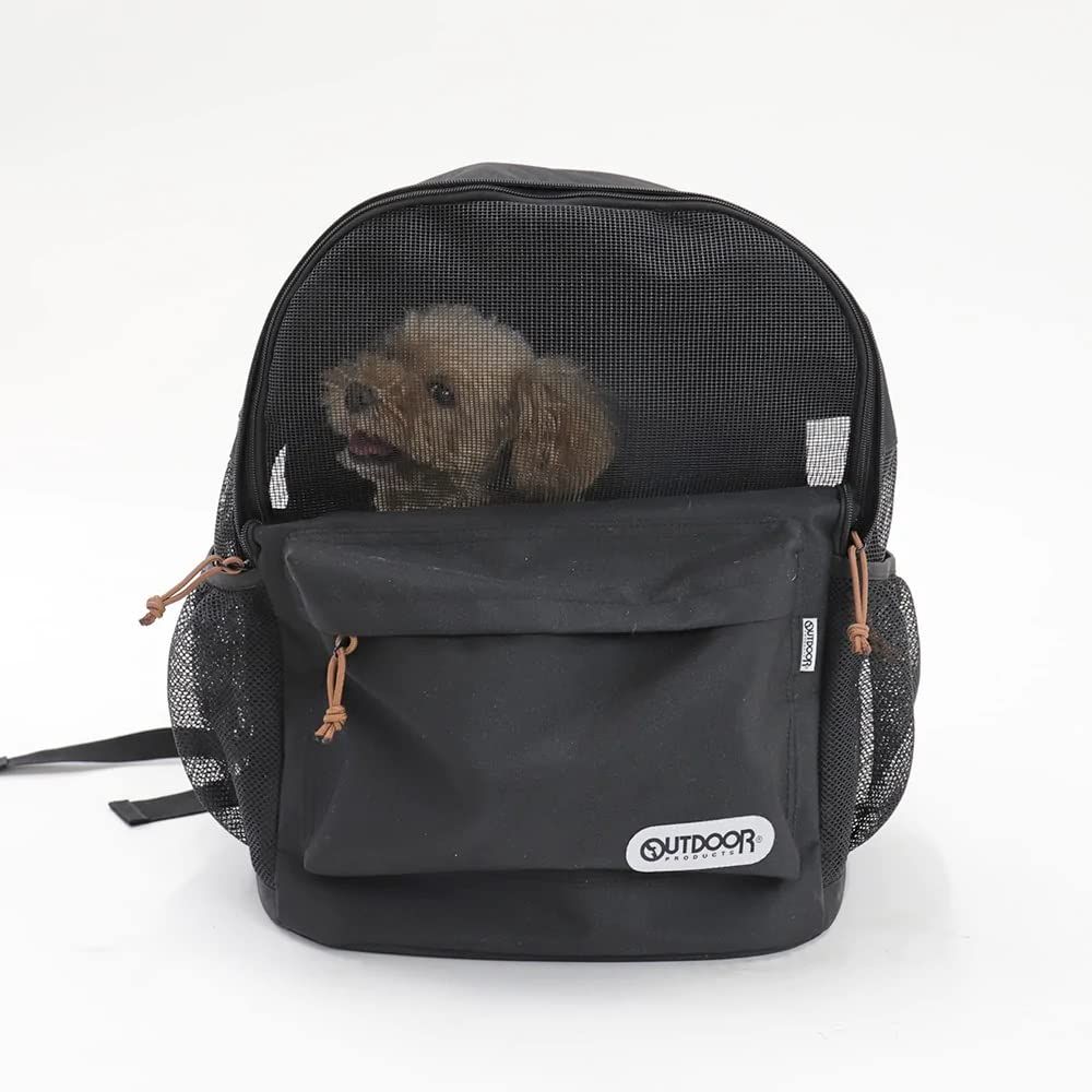 スリーアローズ OUTDOOR PRODUCTS(アウトドアプロダクツ) ペットリュック キャリー ブラック 犬猫 L サイズ 0
