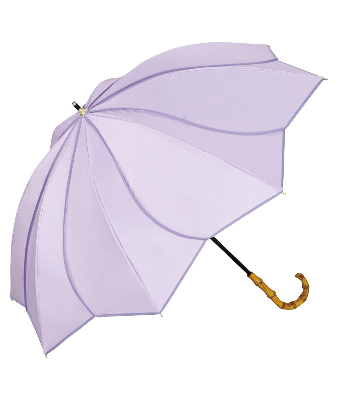 【旧モデル】Wpc. 日傘 UVO(ウーボ) 長傘／8K 親骨55cm レディース フローラル ラベンダー 親骨：55cm UVO8K-05 0