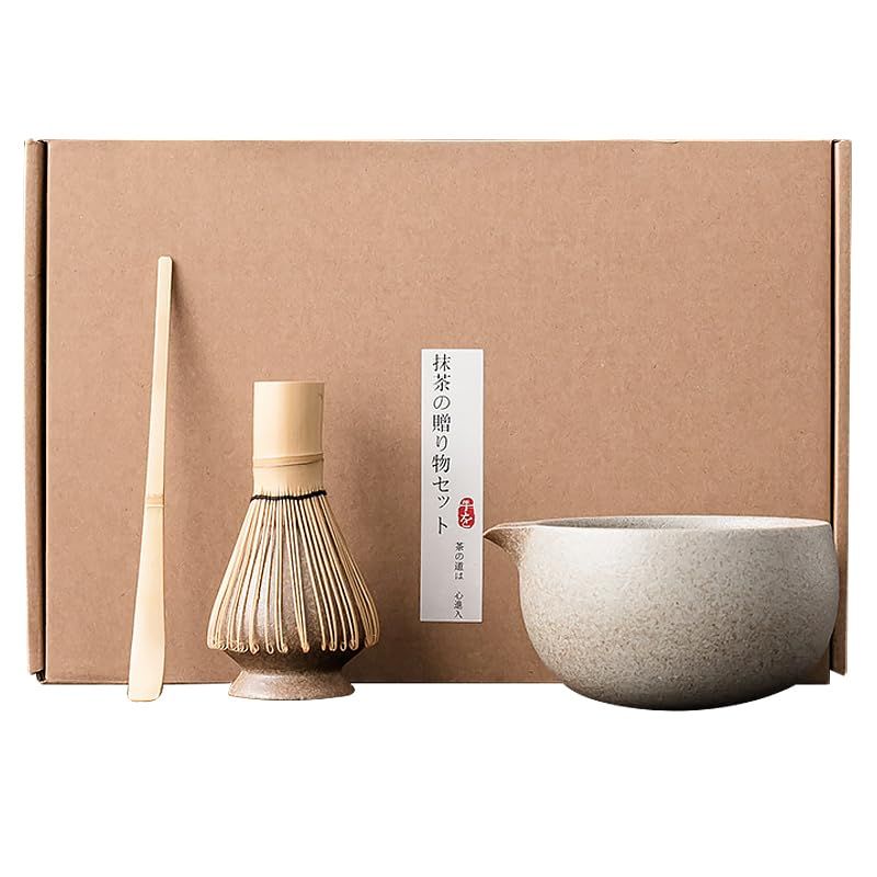4点セット お点前セット 茶道具セット 抹茶 セット 茶碗 茶筅立 初心者