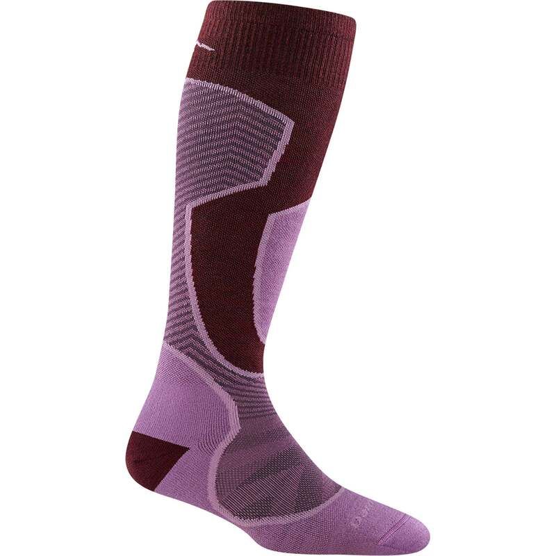 ダーンタフ レディース アンダーウェア 靴下 Darn Tough Outer Limits Lightweight OTC Socks Womens Burgundy バーガンディ