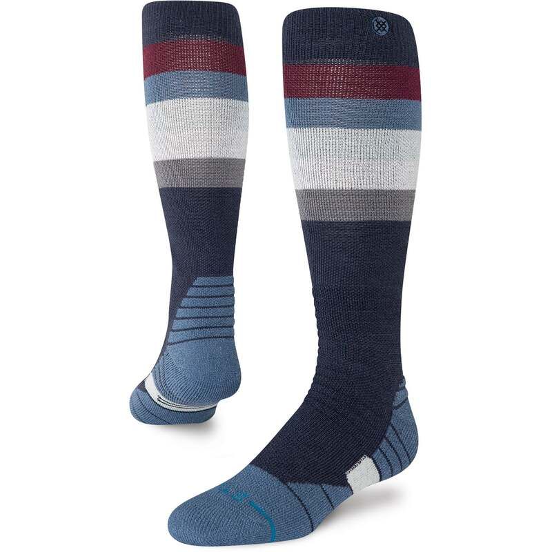 スタンス メンズ アンダーウェア 靴下 ウール Stance Maliboo Mid Wool Snow Socks Navy ネイビー