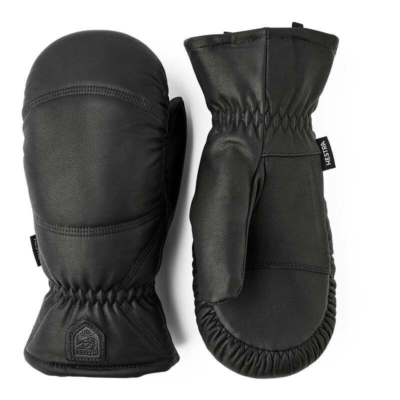 ヘストラ メンズ アクセサリー 手袋 レザー Hestra Leather Box Mittens Black ブラック