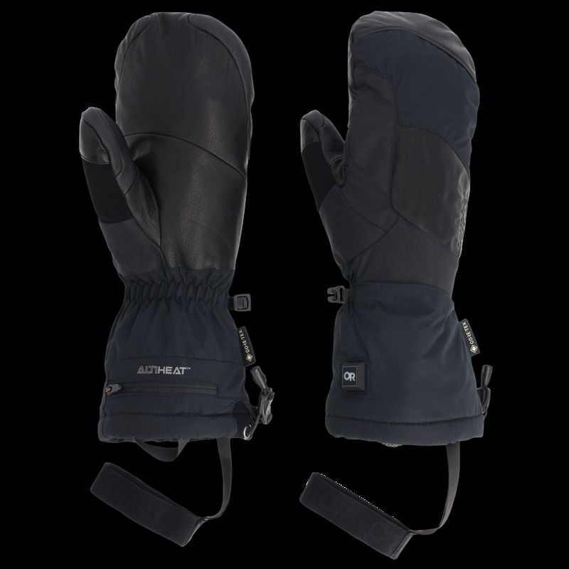 アウトドアリサーチ メンズ アクセサリー 手袋 Outdooresearch Prevail Heated GORETEX Mittensolid Black ブラック
