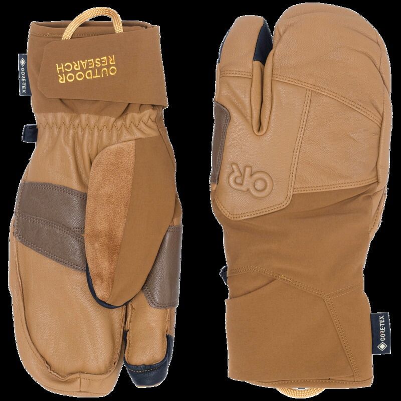 アウトドアリサーチ メンズ アクセサリー 手袋 Outdooresearch Team GORETEX 3Finger Gloves Dark Natural