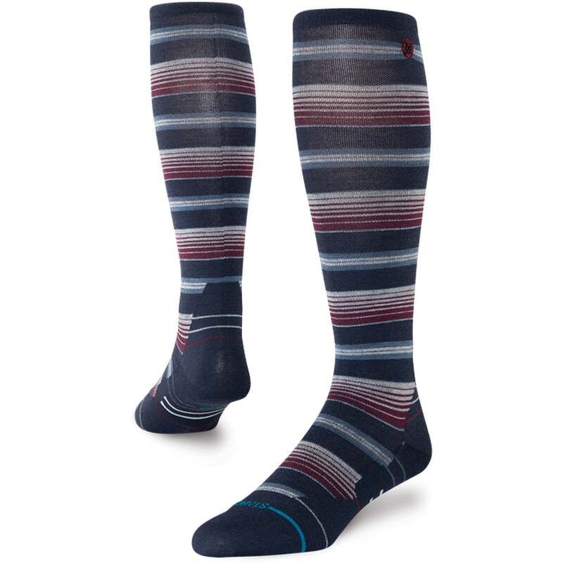 スタンス メンズ アンダーウェア 靴下 ウール Stance Serape UL Wool Snow Socks Navy ネイビー