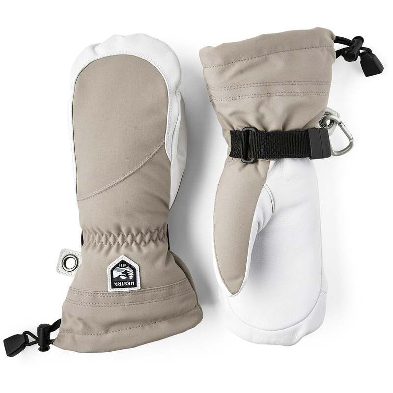 ヘストラ レディース アクセサリー 手袋 Hestra Heli Mittens Womens KhakiOff White オフホワイト