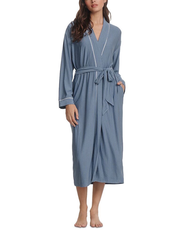 エバージェイ レディース アンダーウェア ナイトウェア Eberjey Gisele Robe Duo Stripe Slate BlueIvory アイボリー 33,670円