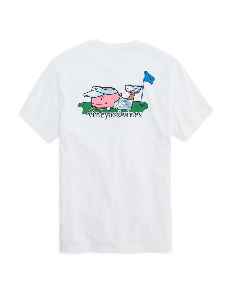 限定セール，定番人気 ヴァインヤードヴァインズ メンズ トップス シャツ Vineyard Vines Golf Whale PocketShirt White Cap ホワイト 長袖シャツ
