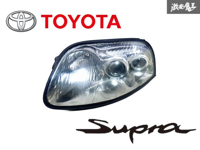 トヨタ純正　スープラ80 KOITO 左ヘッドライト JZA80 希少品 割れ無し】トヨタ 純正 JZA80 80 スープラ 前期 ハロゲン ヘッドライト
