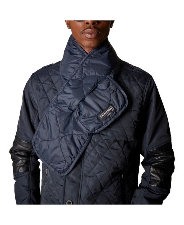 メンバーズオンリー メンズ アクセサリー マフラー・ストール・スカーフ キルティング Members Only Mens Quilted Scarf Ink