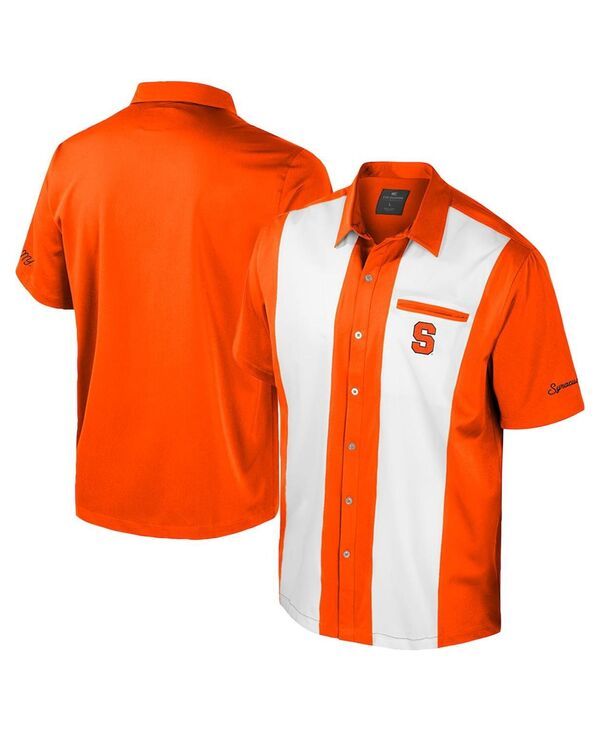 コロシアム メンズ トップス シャツ Colosseumens Orange Syracuse Orange Strike Bowling ButtonUp Shirt Orange オレンジ
