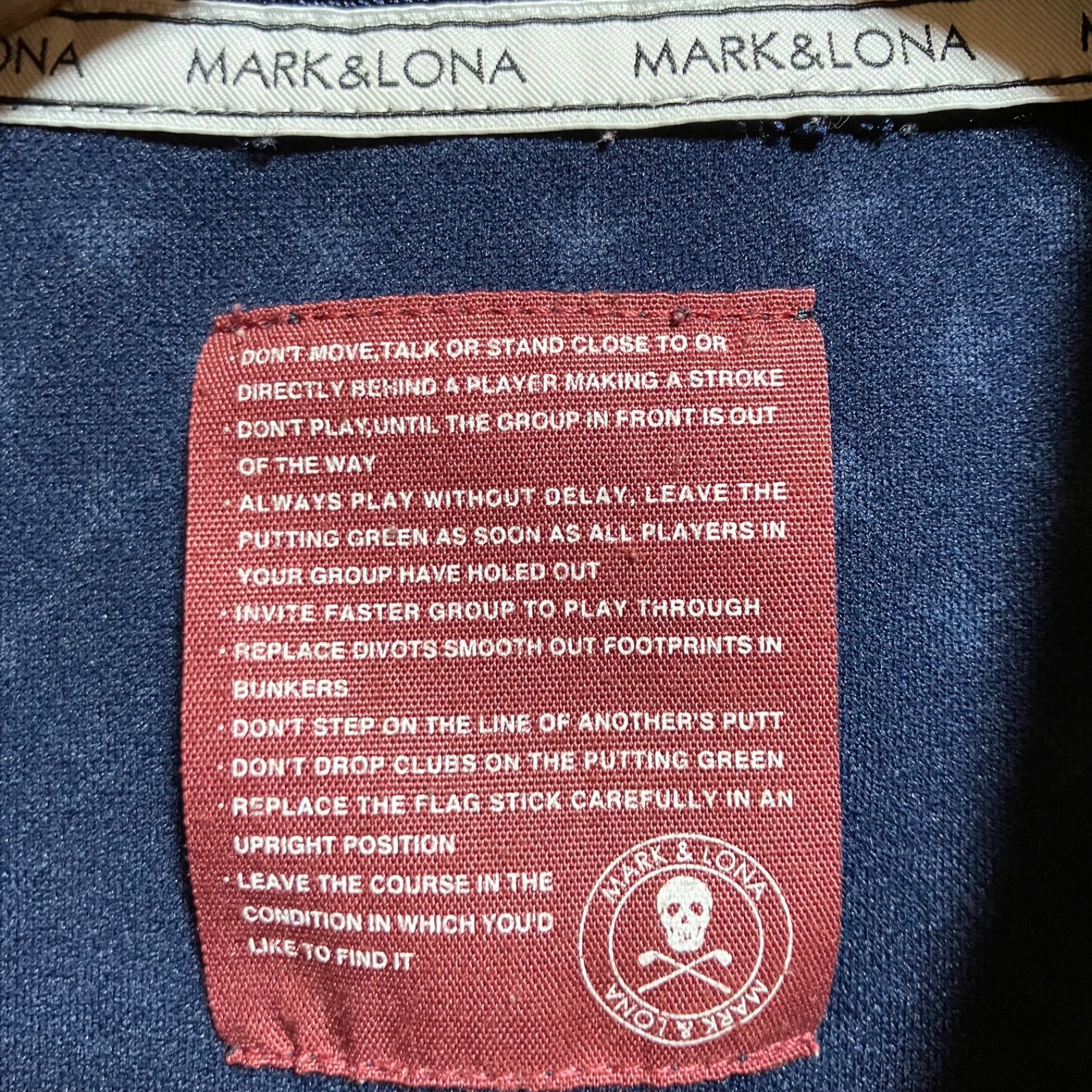 MARK&LONA マークアンドロナ ゴルフ ウェア ポロシャツ 半袖 トップス 