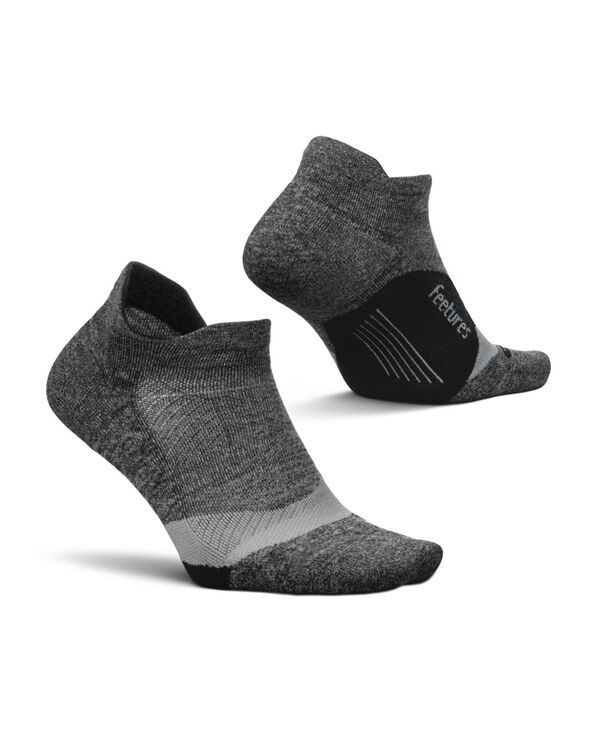 フィーチャー メンズ アンダーウェア 靴下 Feetures Mens Elite Light Cushion No Show Tab Running Socks for Men Women Athletic Compression Socks Moistur