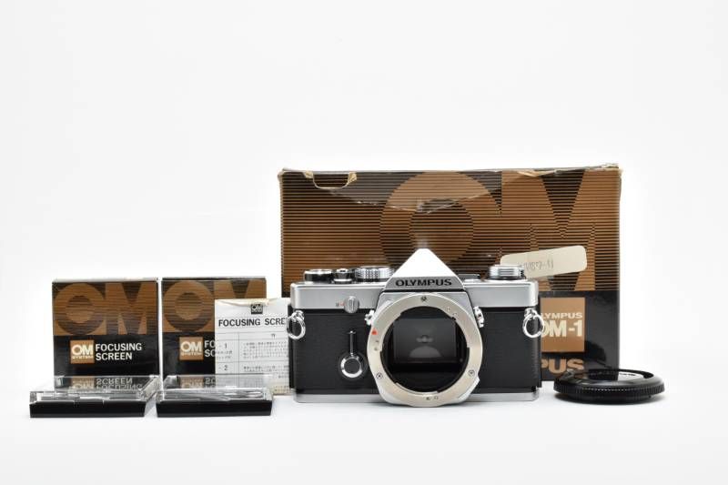 希少な外観極上品 ジャンク 箱あり Olympus オリンパス OM-1N ボディ