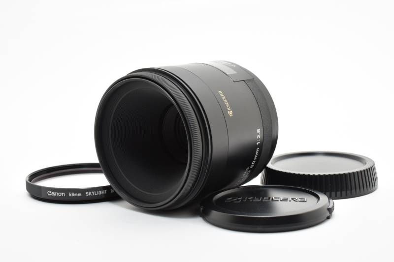 現状品 レンズ美品 希少 Kyocera 京セラ AF 60mm 2.8 ヤシカ/京セラAF