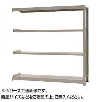 中量ラック　耐荷重500kgタイプ　連結　間口1800×奥行600×高さ2400mm　4段　ニューアイボリー