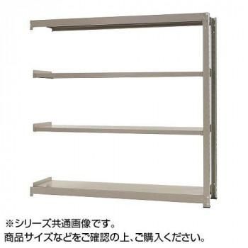 中量ラック　耐荷重300kgタイプ　連結　間口1200×奥行450×高さ2100mm　4段　ニューアイボリー