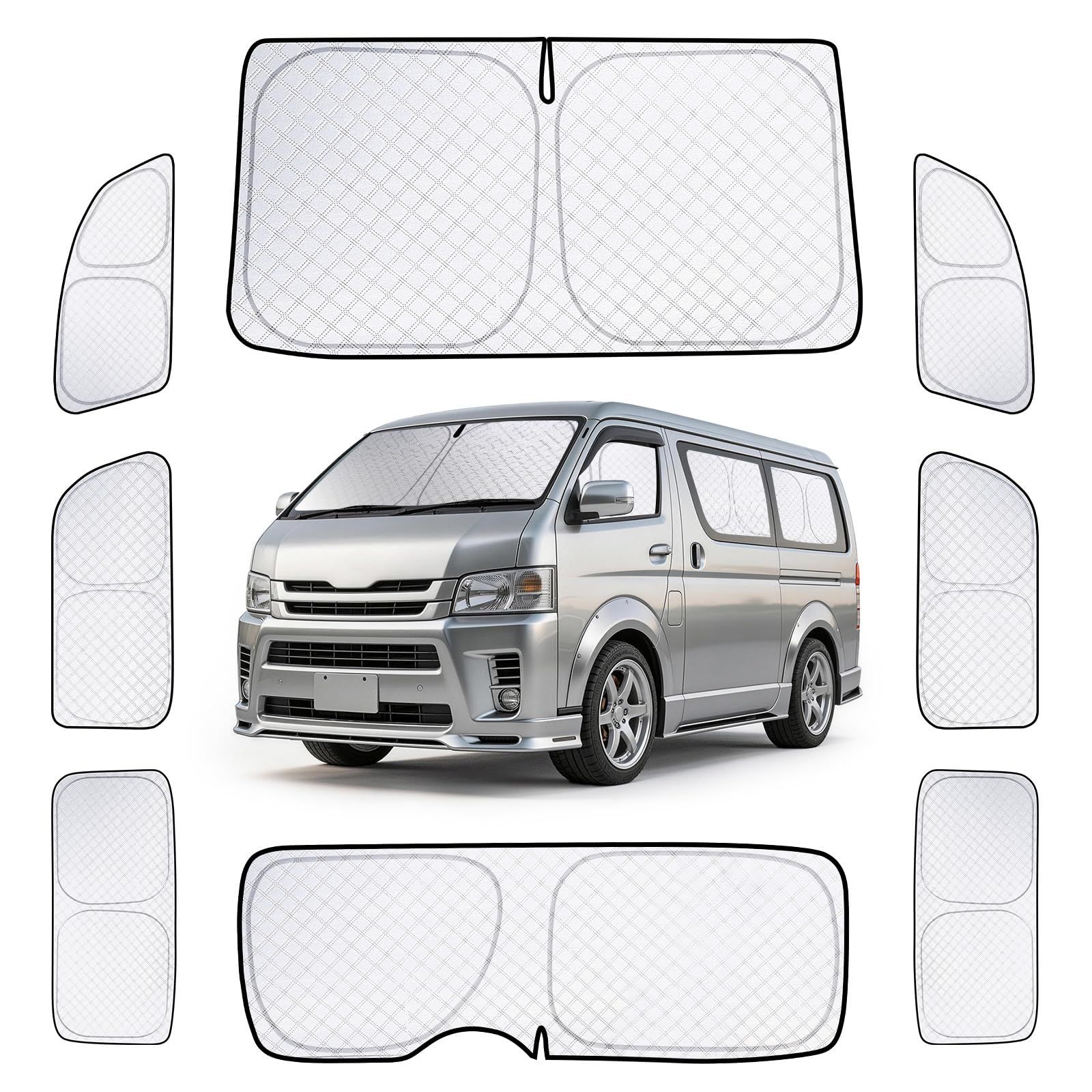 R☆ZATOOTO 車 サンシェード トヨタ ハイエース ワイドボディ 2004年