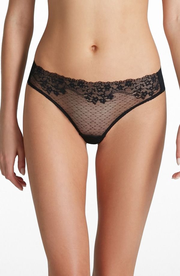 コマンドー レディース アンダーウェア パンツ Commandouble Take Thong Black ブラック