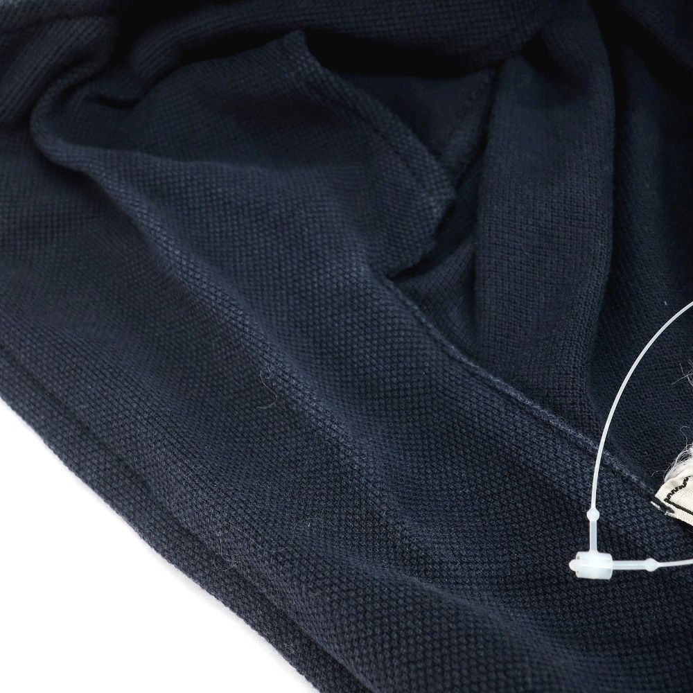 中古】エルメス HERMES コットン 半袖ポロシャツ ネイビー【サイズM