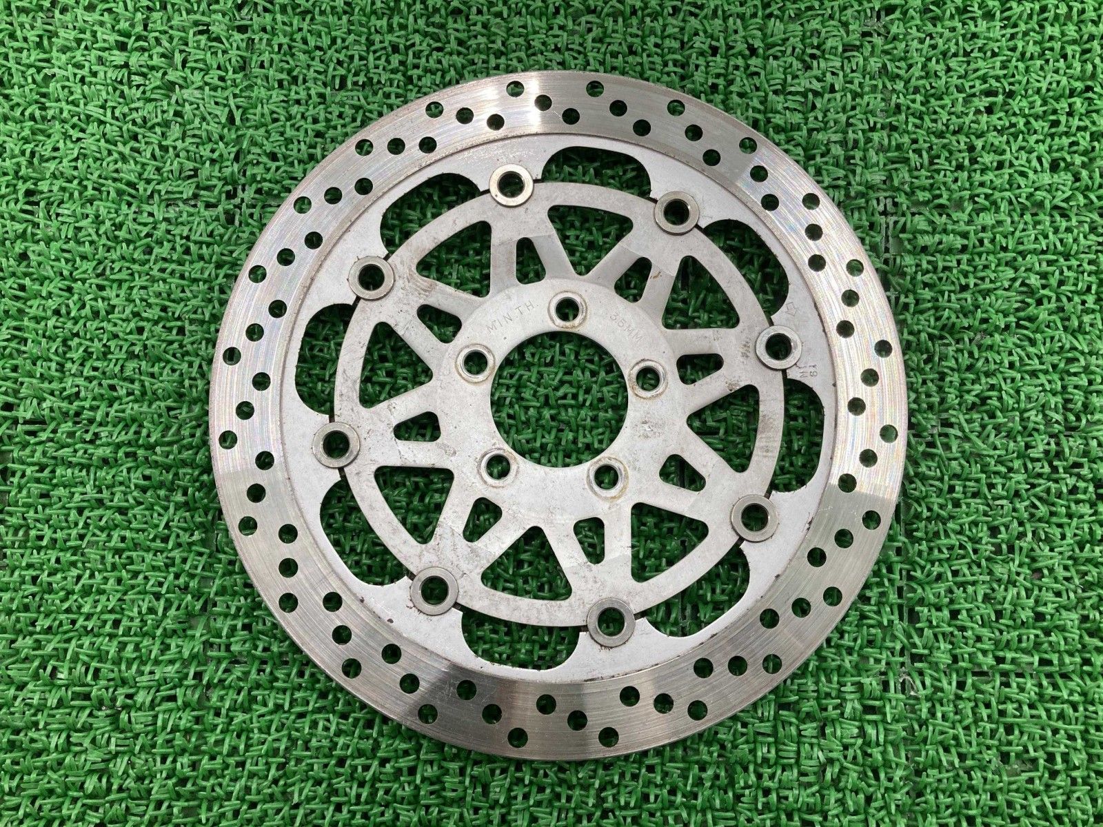 エストレヤ フロントブレーキディスク カワサキ 純正 中古 エストレア 修復素材に Nr