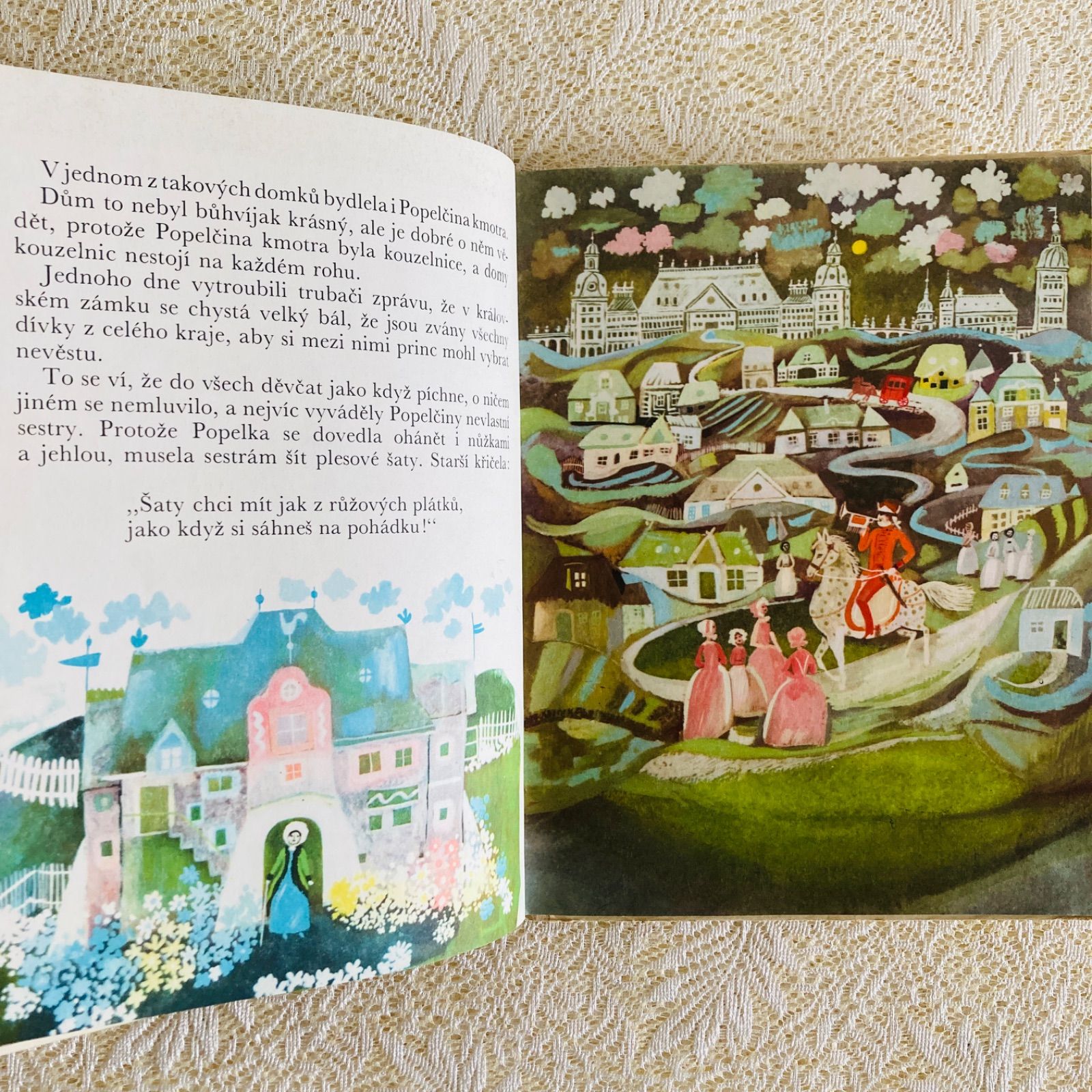 シンデレラ』 チェコ語ヴィンテージ絵本 おとぎ話 洋書・古書 - メルカリ