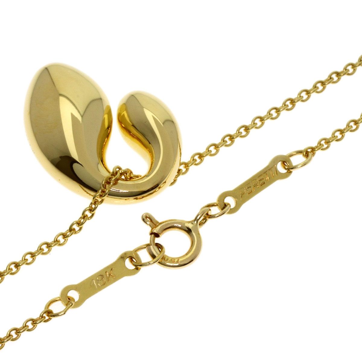 TIFFANY&Co. ティファニー ダブル ティアドロップ ネックレス K18YG