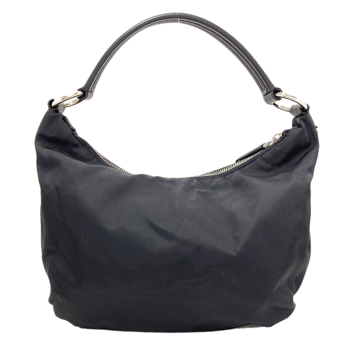 PRADA プラダ ワンショルダー ホーボー ロゴ金具 ショルダーバッグ 