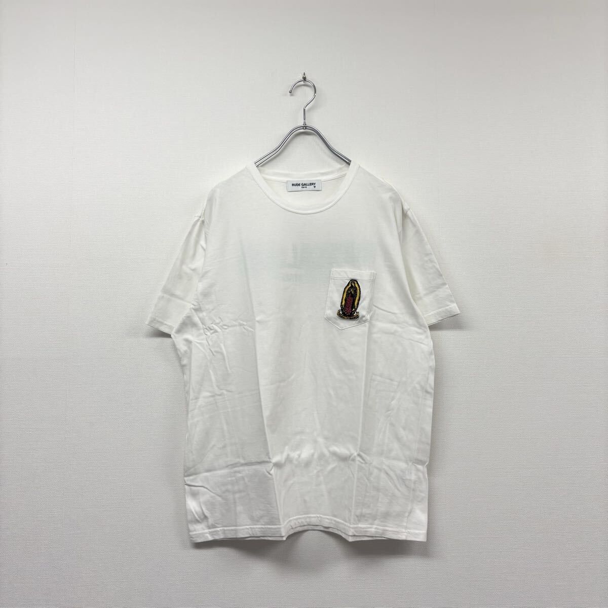21ss 2021 RUDE GALLERY ルードギャラリー マリア 刺繍 ポケット T