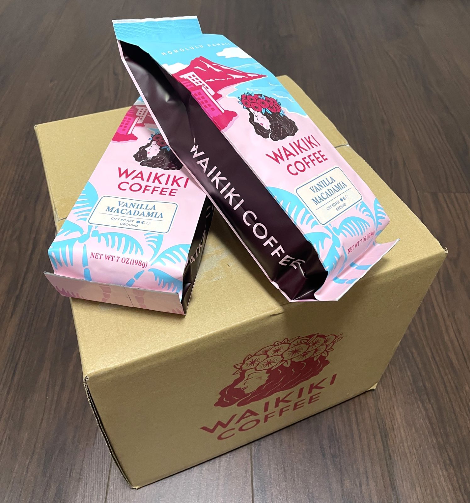 Waikiki Coffee バニラマカダミアコーヒー198ｇ 正箱15本