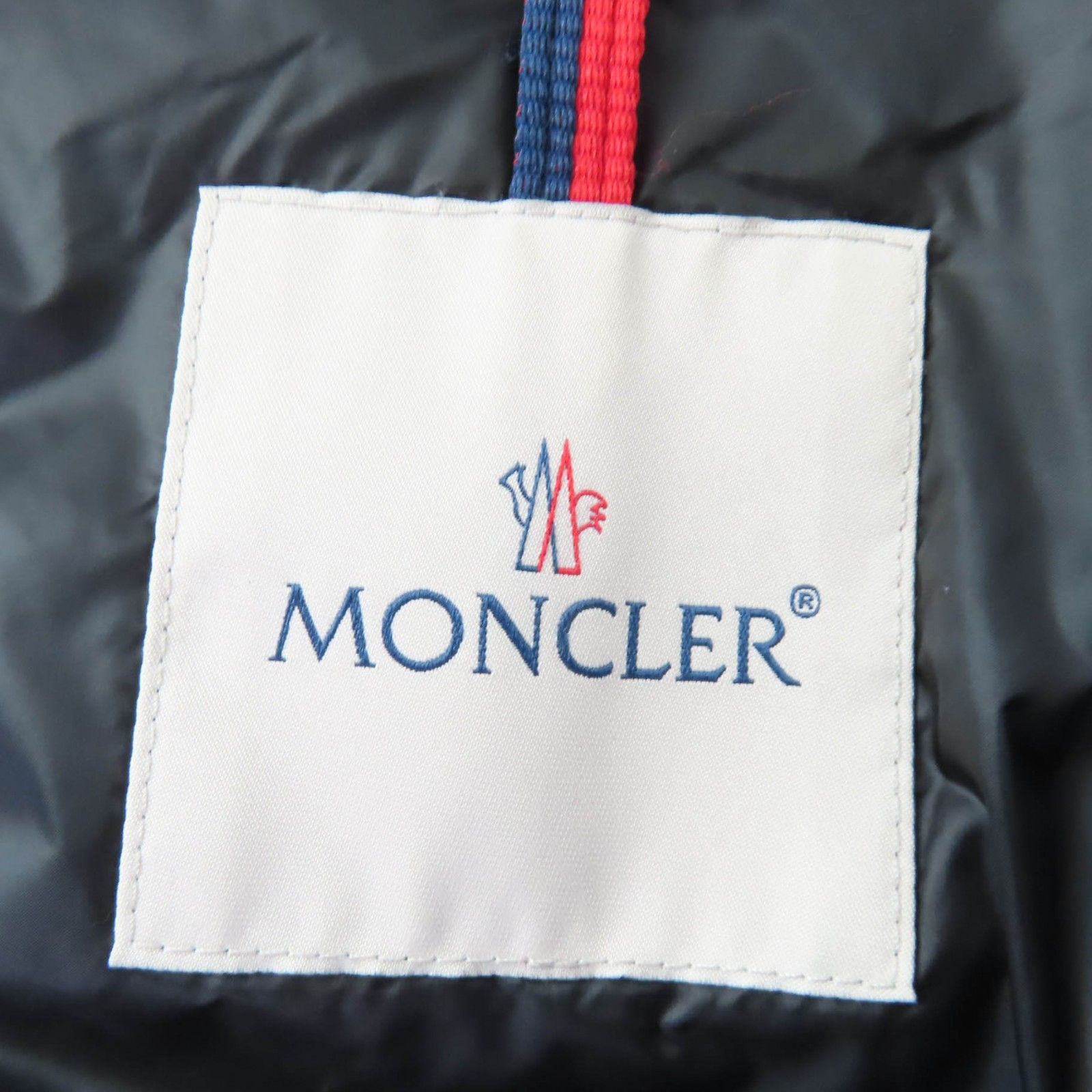 美品☆MONCLER モンクレール HERMINE エルミンヌ ロゴワッペン・フード