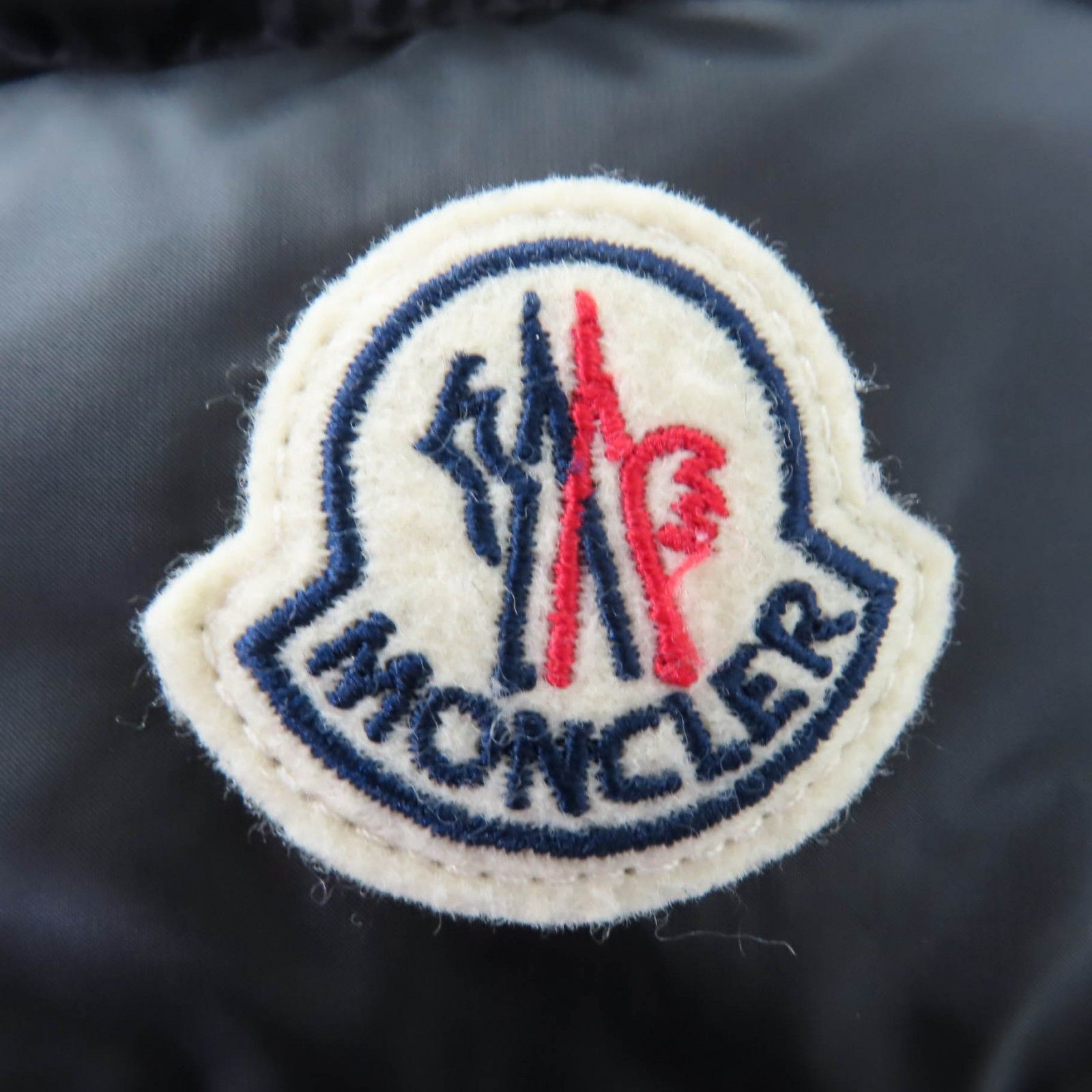 美品☆MONCLER モンクレール HERMINE エルミンヌ ロゴワッペン・フード